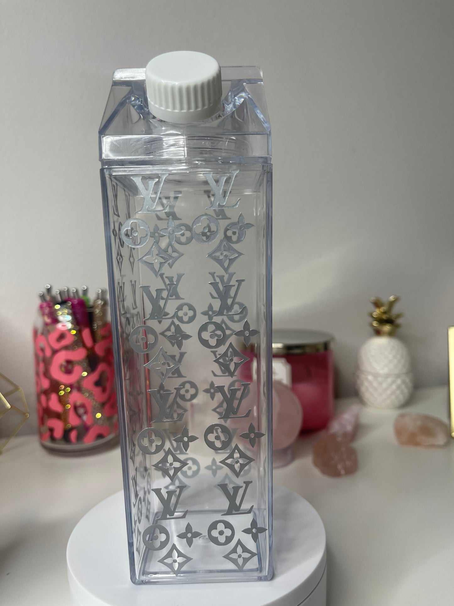 16 Oz Milk Carton Water Bottle