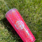 Pink Cheetah Snow Globe Tumbler 24 Oz