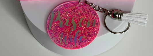 Glitter Keychain