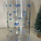 Hearts 16 Oz Glass Can-Ready to ship