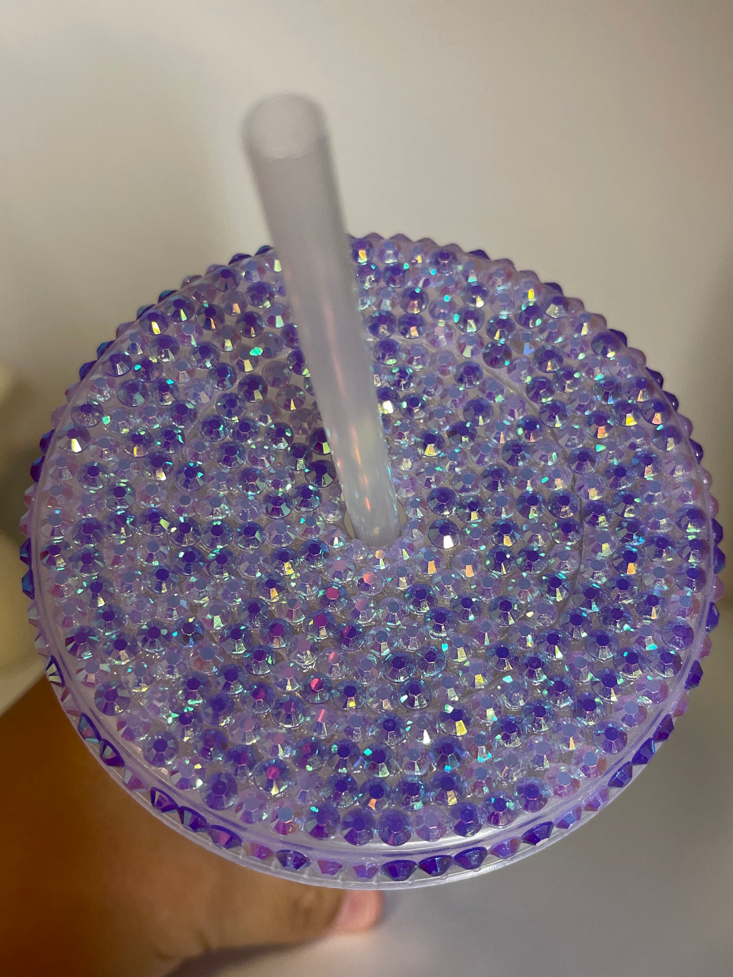 24 Oz Plastic Cold Cup- Cheetah Holo