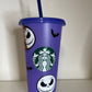 24 Oz Jack/Halloween Color Changing- Ready to ship