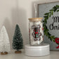 Gingerbread Man- 12 Oz Glass Can Cup- Ready to ship