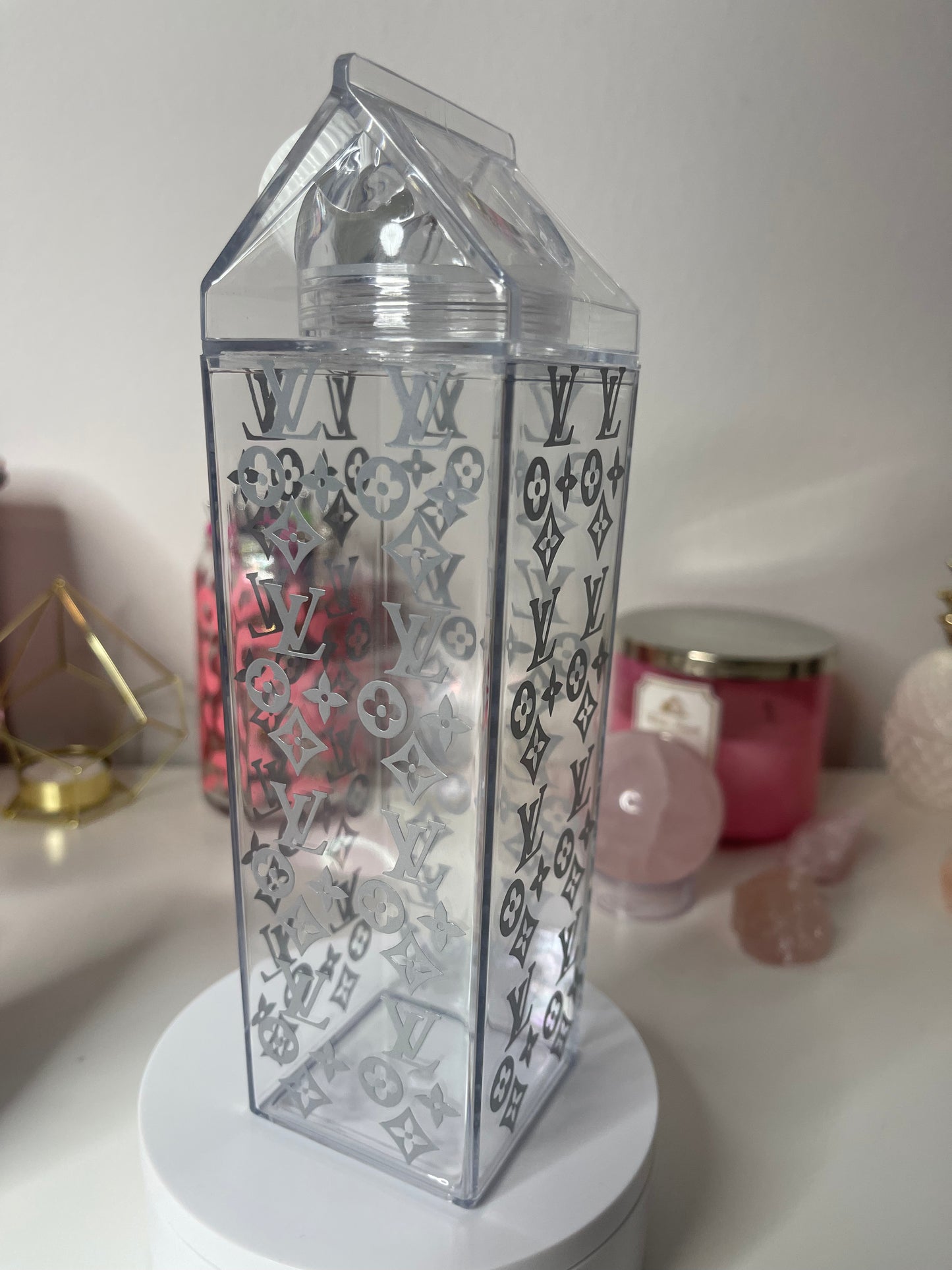16 Oz Milk Carton Water Bottle