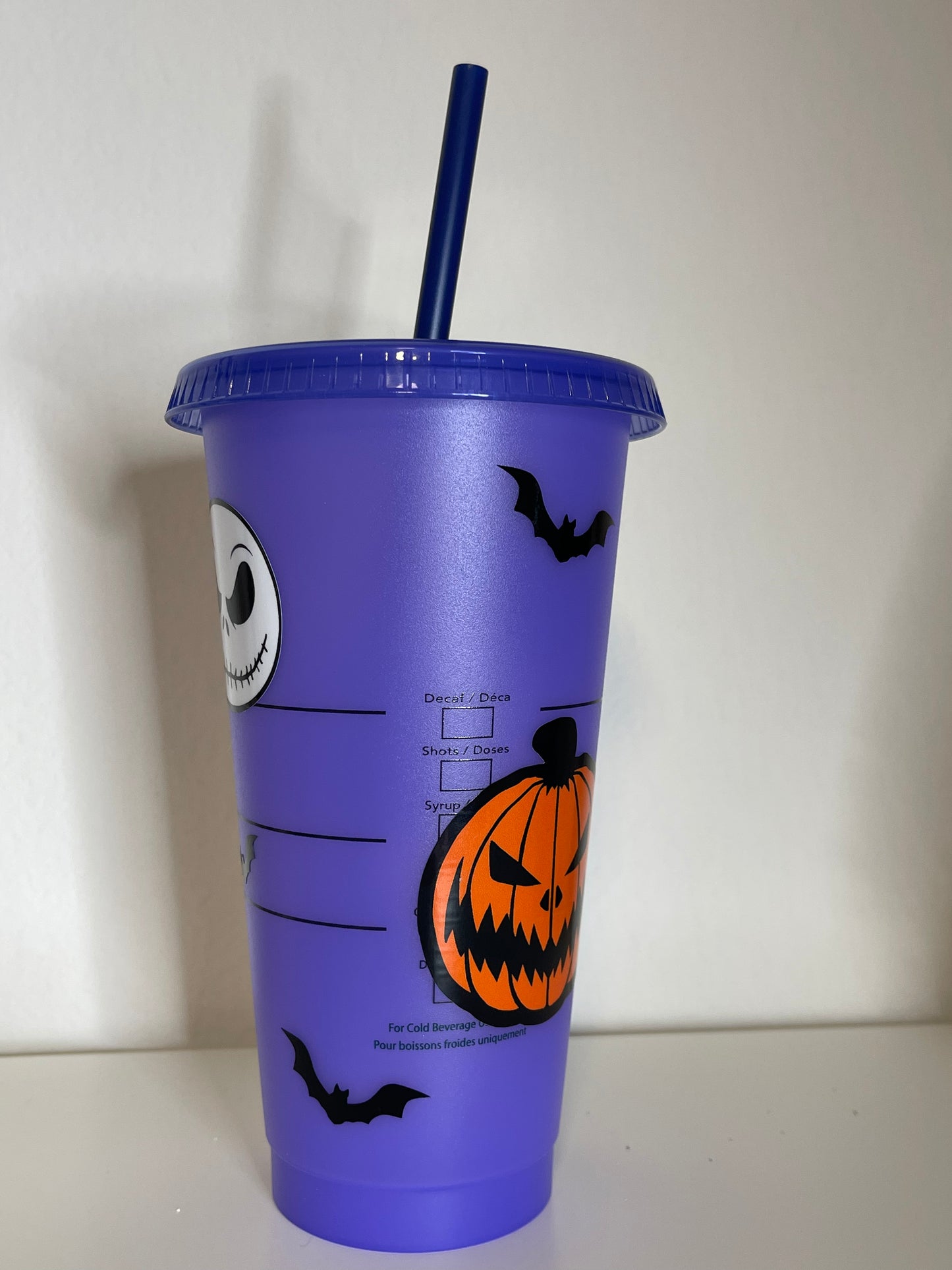24 Oz Jack/Halloween Color Changing- Ready to ship